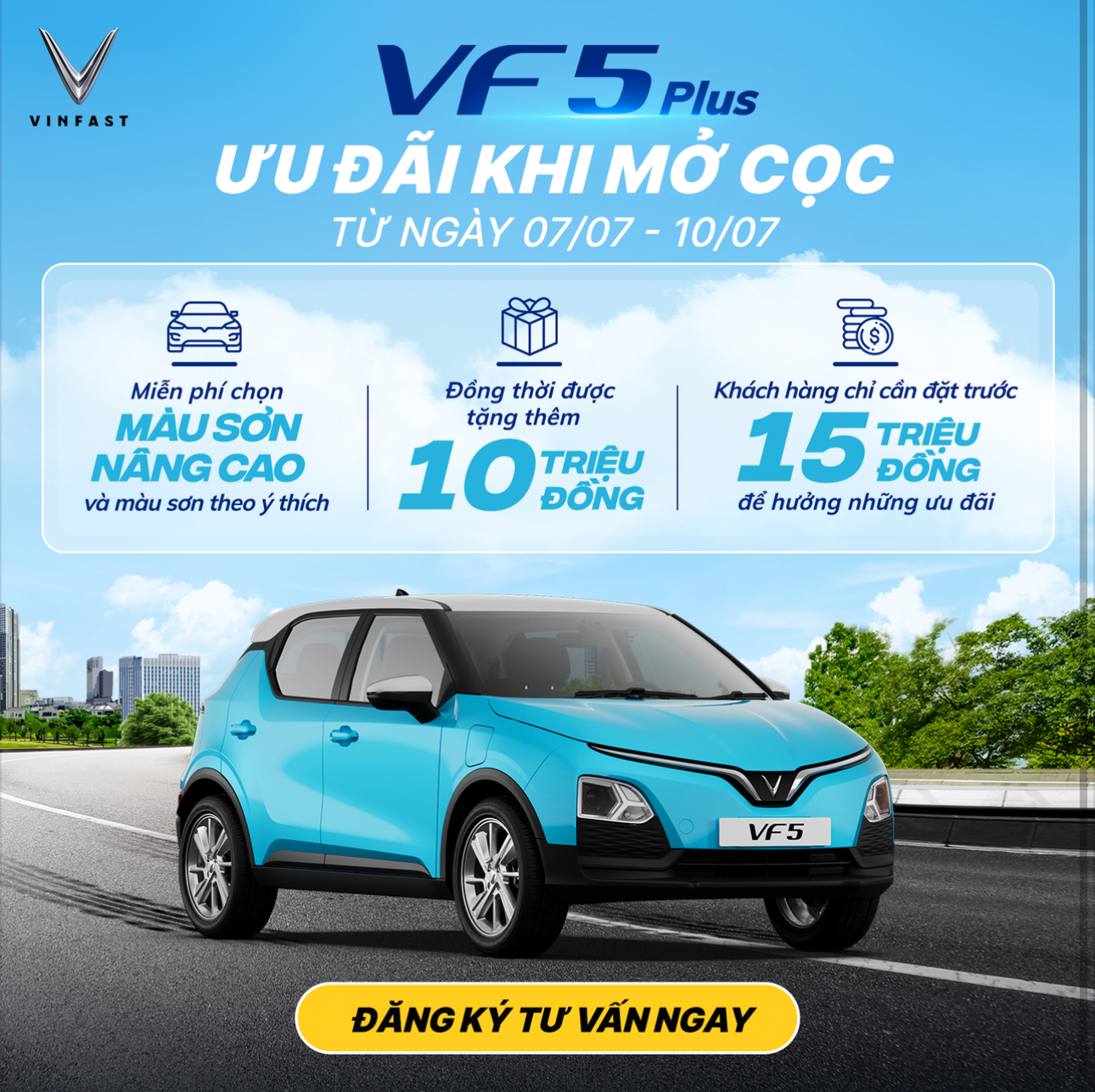 VF5 PLUS TIÊN PHONG TẠO PHONG CÁCH